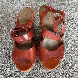 Aldo Women's orange Sandals